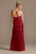 Crossing Sequin Sheath Dress with Slit Bridal WGINKI20191020