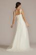 Lace Tank Sleeve A-Line Tall Wedding Gown 4XLWG4048