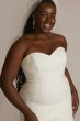 Strapless Mermaid Plus Size Wedding Dress 8CWG926