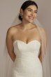 Lace Up Back Strapless Mermaid Wedding Dress CWG926