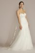 Lace Up Back Strapless Mermaid Wedding Dress CWG926