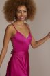 Satin Spaghetti Strap A-Line Prom Dress D24NY22005