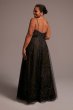 Plus Size Sparkle Tulle Skirt A-Line Dress D28NY22027W