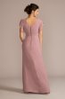 Flutter Sleeve Chiffon V-Neck Bridesmaid Dress F20506
