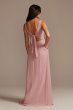 Chiffon Tank Scoop Neck Bridesmaid Dress F20535