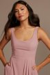 Chiffon Tank Scoop Neck Bridesmaid Dress F20535