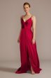 Stretch Charmeuse Cowl Back Bridesmaid Dress F20546