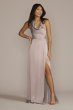 Stretch Charmeuse Sleeveless Cowl Bridesmaid Dress F20547