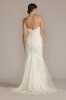 Floral Applique Mermaid Wedding Dress WG4049