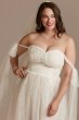 Convertible Strap Tall Plus Bodysuit Wedding Dress 4XL8MBMS251246