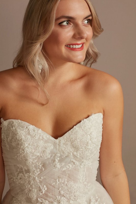 Convertible Straps Petite Bodysuit Wedding Dress 7MBMS251246