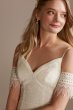 Low Back Lace Wedding Dress with Fringe Swags WG4024