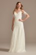 Low Back Lace Wedding Dress with Fringe Swags WG4024