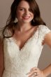 Illusion Cap Sleeve Lace Wedding Dress WG4026