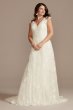 Illusion Cap Sleeve Lace Wedding Dress WG4026