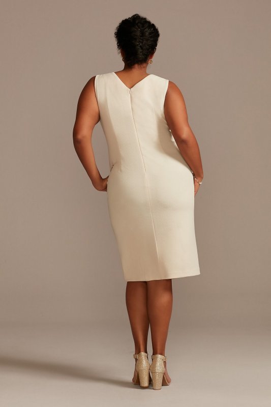 Plus Short Dress and Jacket with Lace Detail 29486W