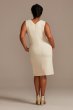 Plus Short Dress and Jacket with Lace Detail 29486W