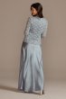 Flowy A-Line Dress with Lace Bodice and Jacket 7739