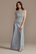 Flowy A-Line Dress with Lace Bodice and Jacket 7739