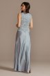 Flowy A-Line Dress with Lace Bodice and Jacket 7739