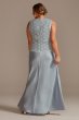 Lace Bodice and Jacket Flowy A-Line Plus Dress 7739W