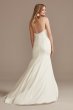 Crepe Back Satin Spaghetti Strap V-Neck Slip Dress WG4044