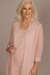 Embellished Scoop Neck Short Jacket Sheath Dress 2583