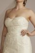 Strapless Drop Waist Plus Tall Wedding Dress 4XL8CWG934