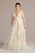 Organza A-Line Plus Size Wedding Gown 8MS251257