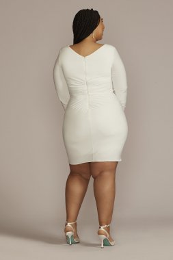 Long Sleeve Plus Size Jersey Dress 9SDWG1091