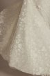 3D Floral Crepe A-Line Plus Size Wedding Dress 9WG4068