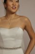Strapless A-Line Satin Wedding Dress BLANKSALINEMISSY