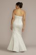 Satin Strapless Mermaid Wedding Dress BLANKSTRUMPETMISSY