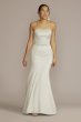 Satin Strapless Mermaid Wedding Dress BLANKSTRUMPETMISSY