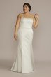 Satin Strapless Mermaid Plus Size Wedding Dress BLANKSTRUMPETPLUS