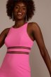Crepe A-Line Dress with Illusion Waist D21NY22311