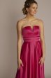 V-Notch Strapless Prom Gown with Waist Detail D24NY22075V1