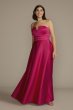 Plus Size V-Notch Strapless Prom Gown D24NY22075V1W