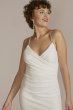 V-Neck Crepe Midi Dress D24NY22109V1