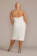 Plus Size V-Neck Crepe Midi Dress D24NY22109V1W