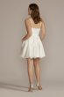 Satin Bubble Hem Mini A-Line D24NY22396