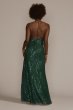 Sequined V-Neck Sheath D28NY22354