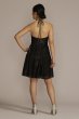 Jacquard Halter A-Line Dress D39NY22147