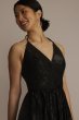 Jacquard Halter A-Line Dress D39NY22147