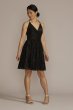 Jacquard Halter A-Line Dress D39NY22147