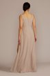 Chiffon Illusion Cutouts Bridesmaid Dress F20574