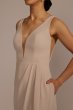 Chiffon Illusion Cutouts Bridesmaid Dress F20574