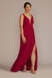 Chiffon Illusion Cutouts Bridesmaid Dress F20574