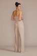 Chiffon Spaghetti Strap Bridesmaid Jumpsuit F20580