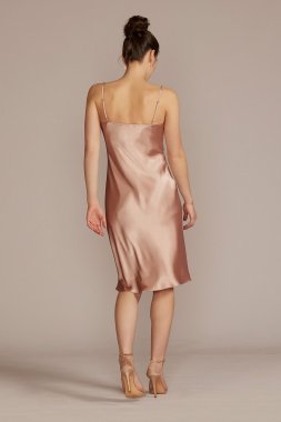 Midi Charmeuse Bridesmaid Slip Dress F20609
